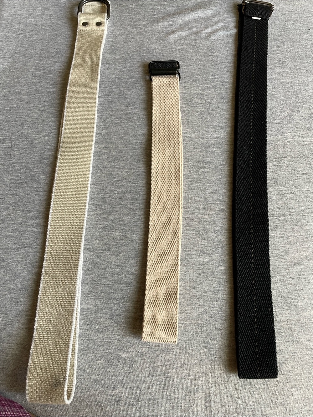 Kids Belts Black & Cream